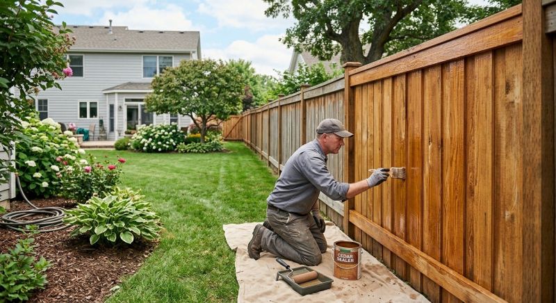 Cedar Fence Sealing in Seattle, WA