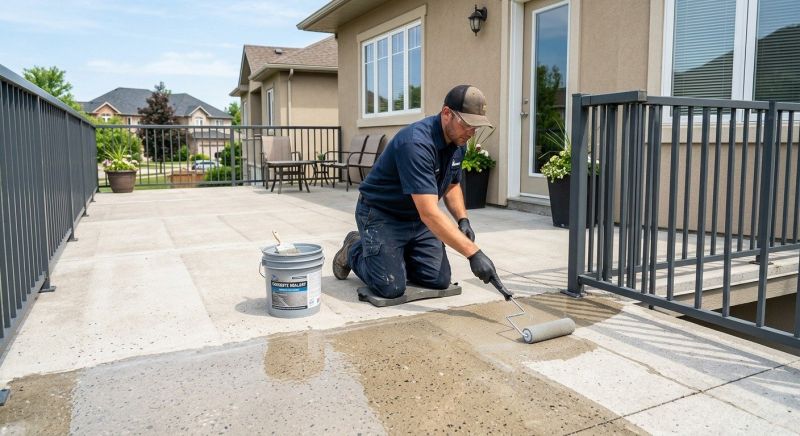Concrete Patio Sealing in Renton, WA