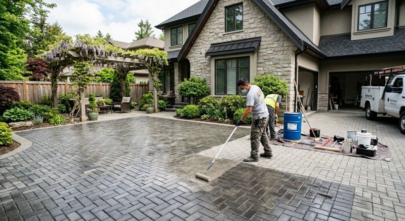 Courtyard Sealing in Redmond, WA